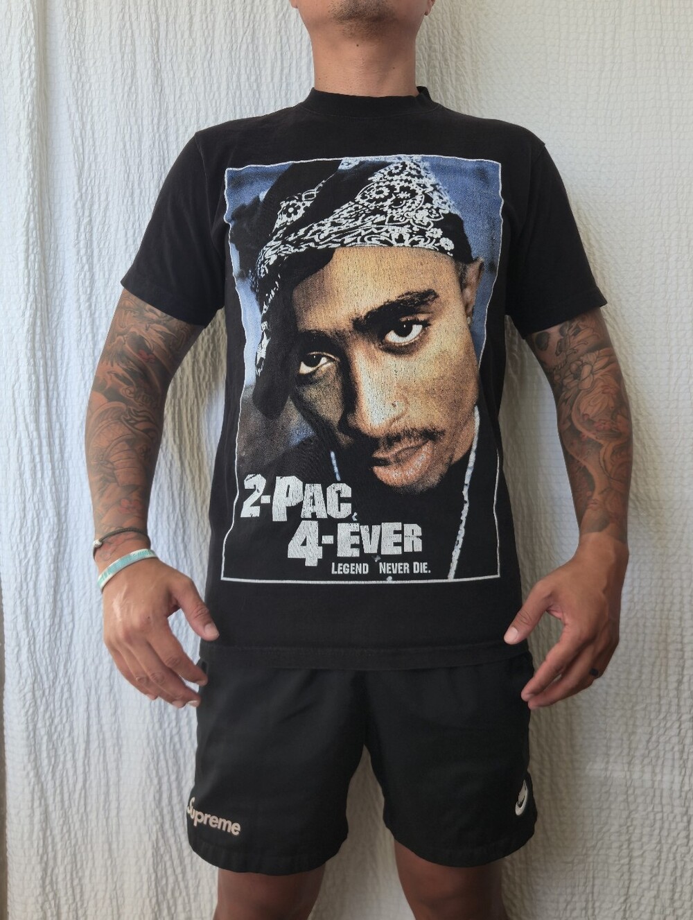 Vintage 2Pac 4ever Legend Super Max Heavy Shirt Medium